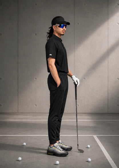 Polo de sport 6ITY – Noir
